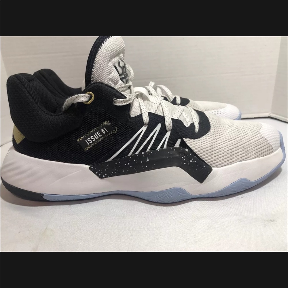 Adidas D.O.N. Issue #1 Mens Size 14 Black/White  Basketball Shoes